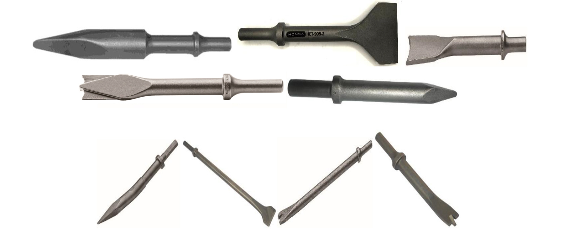 An array of chisels